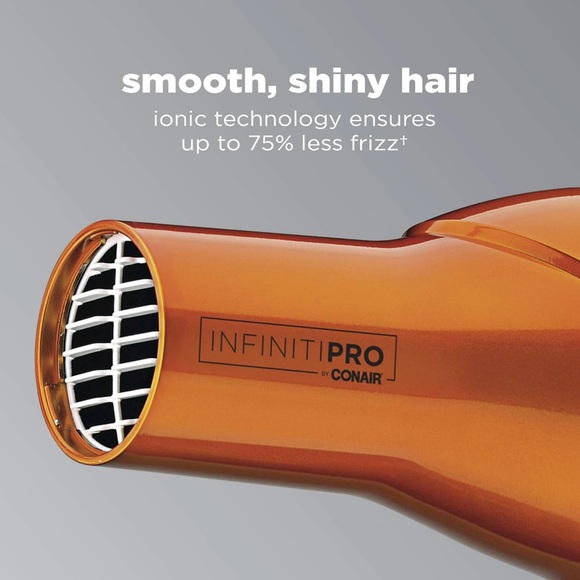 INFINITIPRO by CONAIR Hair Dryer Salon Performance AC Motor Blow Dryer Orange - Picture 4 of 4